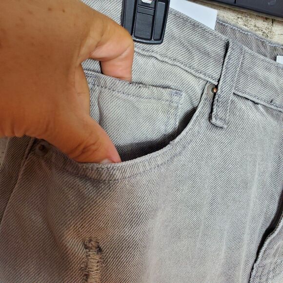 BP. Nordstrom Grey Distressed Jeans Size 29 NWT - Picture 4 of 10